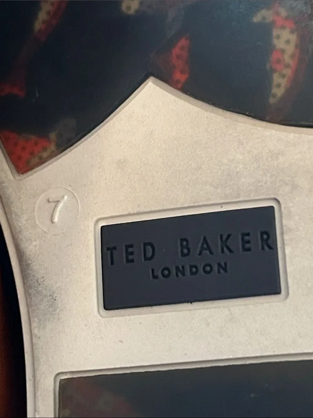 Ted Baker Men's Lykeen Sneakers brown leather size men seven new without box